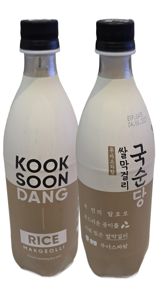 Pasteurized Makgeolli bottle photo