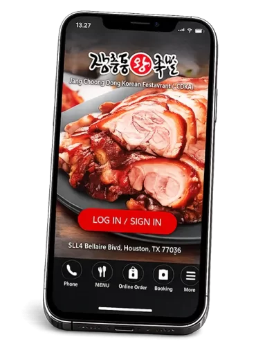 JCDKR App shown on an iPhone