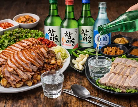 JCDKR Happy Hour featuring Jokbal, Bossam and soju